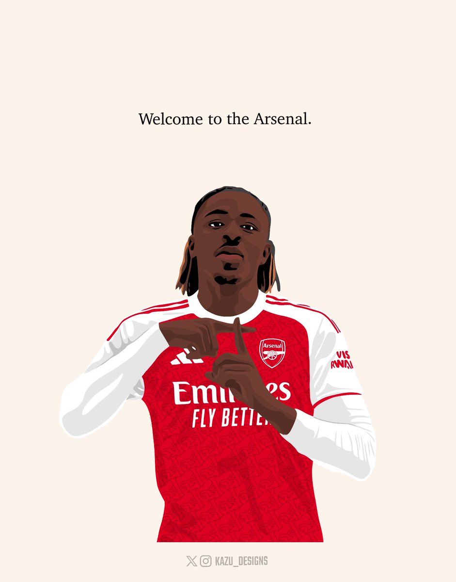 kazu_arsenal's tweet photo. Welcome to the Arsenal, Eberechi Eze ❤️ https://t.co/7T9lu98rt4