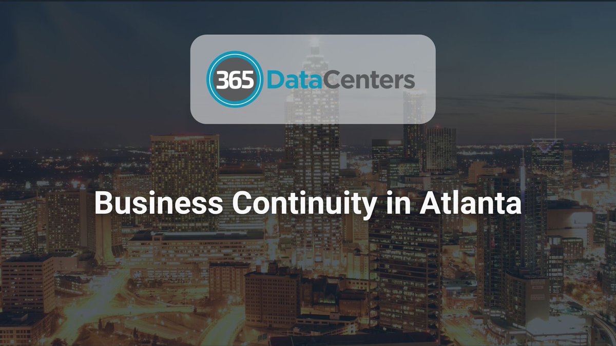 At #365DataCenters, #businesscontinuity is our guarantee, especially during the times when you need it most. Our #Atlanta business continuity space offers security, reliability, privacy, and #connectivity. Discover more: 365datacenters.com/smyrna-data-ce… #hurricanepreparedness #network #IT
