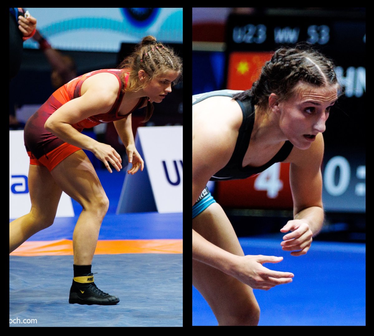 WrestlingCanada's tweet photo. Good luck to Mia Friesen (57kg) and Serena Di Benedetto (53kg) who are in action tomorrow at the Junior Pan-Am Games! | Bonne chance à Mia Friesen (57 kg) et Serena Di Benedetto (53 kg) qui seront en action demain aux Jeux panaméricains juniors ! https://t.co/xmvhgrn2CL