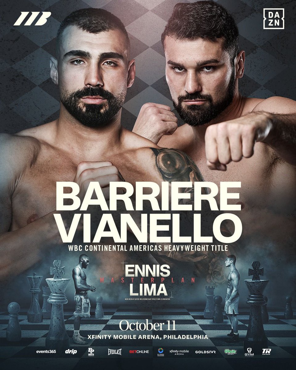 Yvon Michel (@yvonmichelgym) on Twitter photo Alexis Barrière vs. Guido “The Gladiator “Vianello le 11 octobre prochain à Philadelphie! Un excellent test pour le poids lourd québécois qui affronte celui qui a vaincu Arslanbek Makhmudov par TKO8 à Québec l’an dernier. Le titre <a href="/WBCBoxing/">World Boxing Council</a> Continental Americas sera à l’enjeu. Alexis Barrière vs. Guido “The Gladiator “Vianello le 11 octobre prochain à Philadelphie! Un excellent test pour le poids lourd québécois qui affronte celui qui a vaincu Arslanbek Makhmudov par TKO8 à Québec l’an dernier. Le titre <a href="/WBCBoxing/">World Boxing Council</a> Continental Americas sera à l’enjeu.