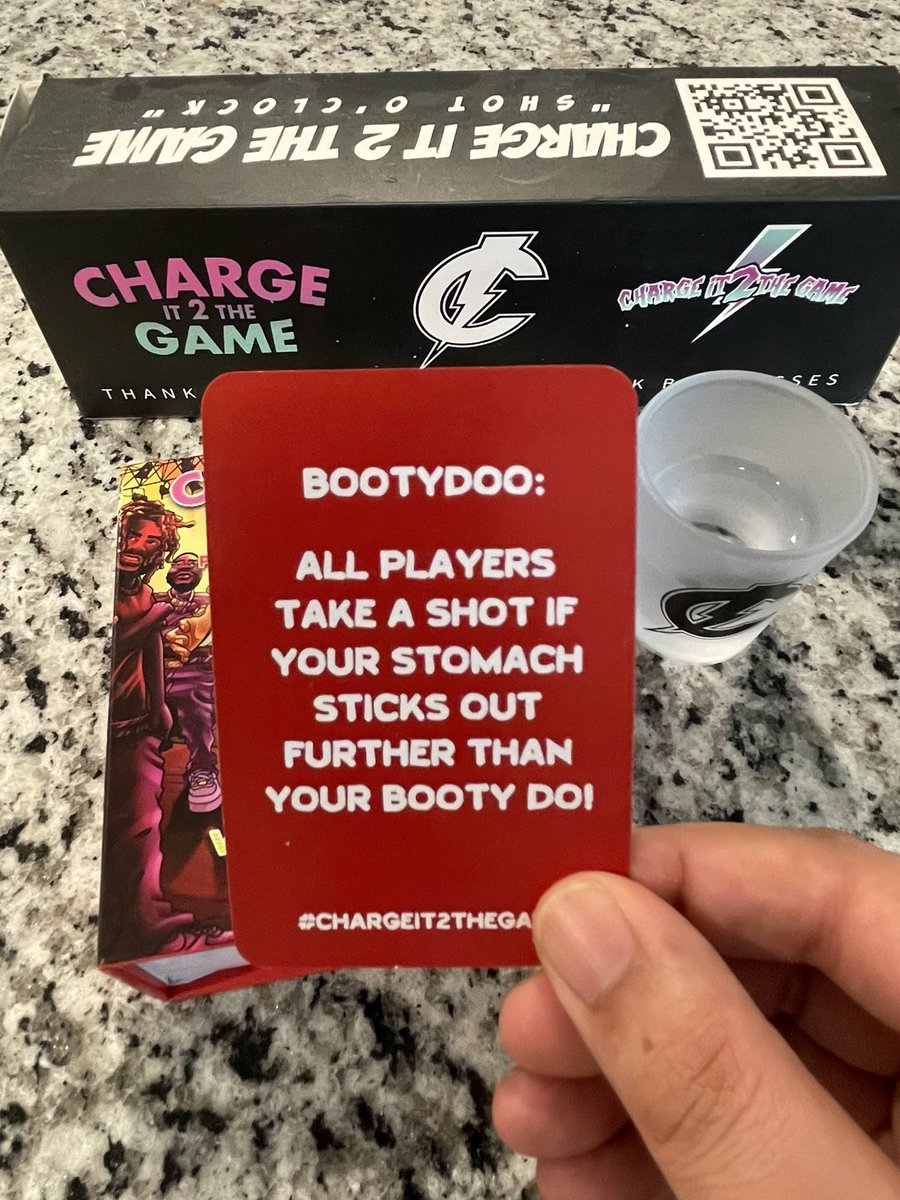 PlayChargeIt2's tweet photo. “bootydoo” is a wild thing to put on a card game but here we are 😂 https://t.co/9w24z0DHwW