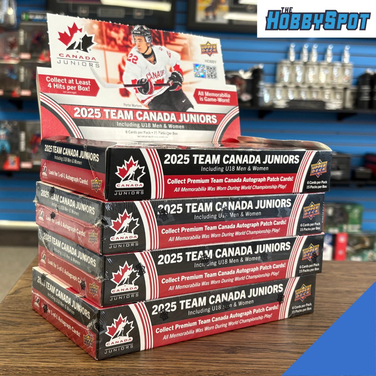 The Hobby Spot & Quarantined Case Breaks (@hobbyspotandqcb) on Twitter photo PRODUCT ARRIVAL ALERT
2025 Team Canada Juniors <a href="/UpperDeckSports/">Upper Deck</a> cards are here!
Now available for $189.95 while product lasts.
Contact us today or visit the shop!
π 780-612-5433
π§ sales@thehobbyspot.ca
π thehobbyspot.ca
#hockeycards #upperdeck #hockey #TeamCanada PRODUCT ARRIVAL ALERT
2025 Team Canada Juniors <a href="/UpperDeckSports/">Upper Deck</a> cards are here!
Now available for $189.95 while product lasts.
Contact us today or visit the shop!
π 780-612-5433
π§ sales@thehobbyspot.ca
π thehobbyspot.ca
#hockeycards #upperdeck #hockey #TeamCanada