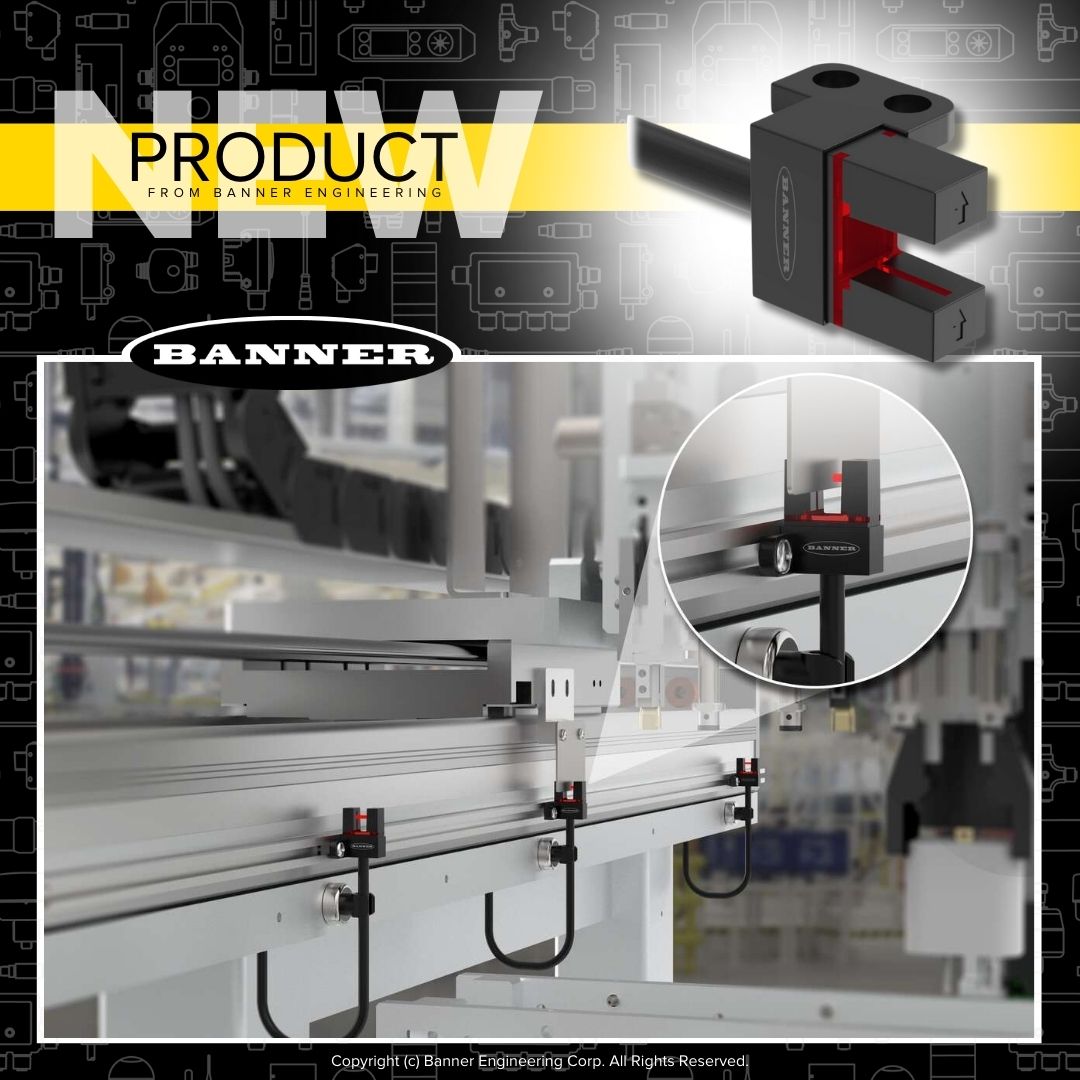 BannerSensors's tweet image. Introducing Banner’s BCS1 Miniature Slot Sensor
✔️ 5 housing options for flexible mounting
✔️ 3 kHz response for high-precision detection
✔️ IP64-rated durability
✔️ Bright LED status indication
Compact. Reliable. Cost-efficient.
ow.ly/xYZT50WJb5c