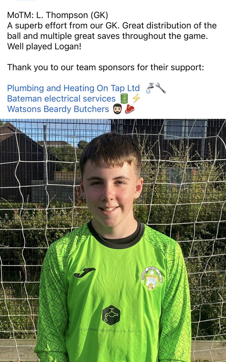 MORTON 1 - 2 GLENIFFER THISTLE