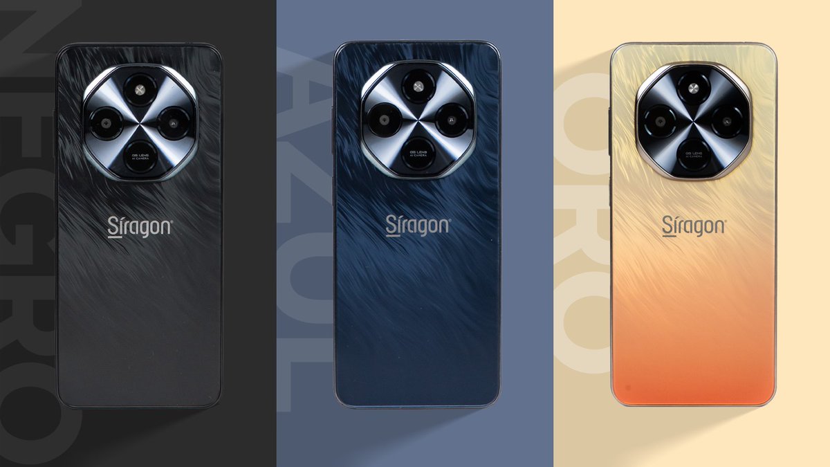 ¿Cuál color va más con tu estilo?

El #SiragonSP6300 viene en tres presentaciones🔥

📱 Negro clásico
📱 Azul moderno
📱 Oro elegante

👇 Vota y dinos cuál te llevarías

#Smartphone #Siragon