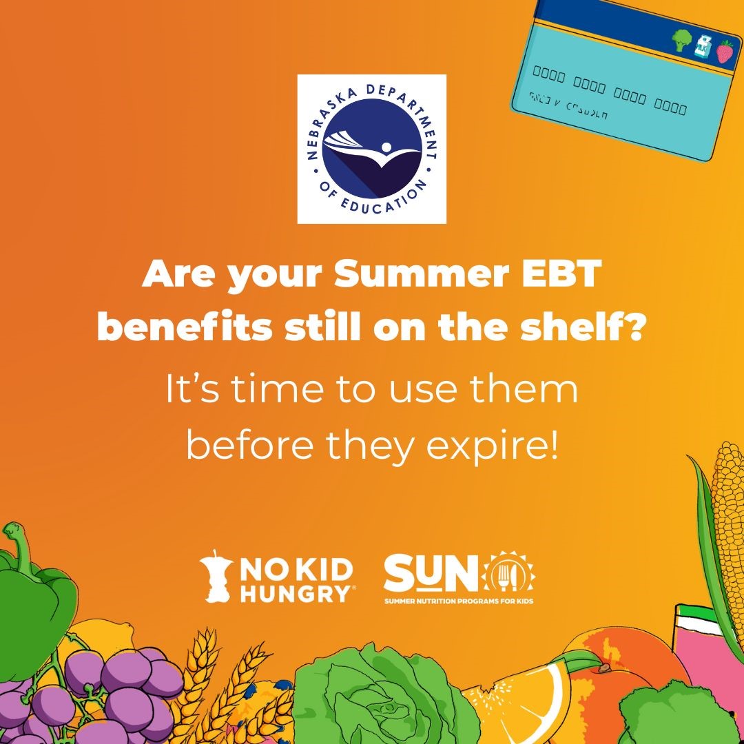 🍎 Your Summer EBT benefits aren’t shelf-stable. After they are issued, they need to be used in 4 months, or they will expire. This means it's the perfect time to stock up on favorite foods your kids love!