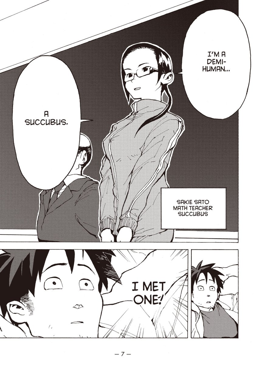 YANMAGA_USA's tweet photo. A story about a biology teacher who suddenly finds himself surrounded by the demi-humans he had always longed to study, beginning an unexpected school life among them.
(0/5)
#FirstChaptersOfLegends #MangaShelfOnX #youngmagazine https://t.co/qBwdLgIE5X