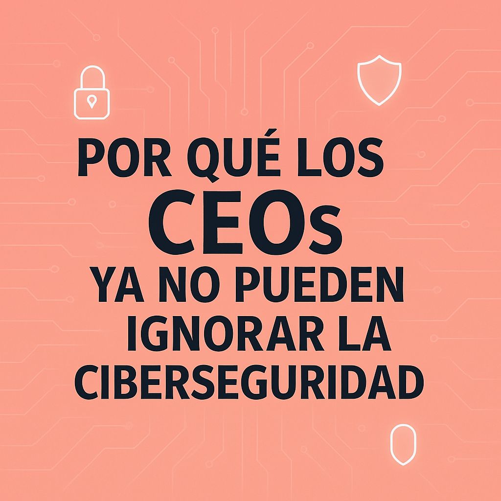 Por qué los CEOs ya no pueden ignorar la ciberseguridad

La ciberseguridad dejó de ser solo un tema de TI: hoy es una prioridad de directorio. Los ataques recientes lo demuestran

🔗 Lee el artículo completo aquí bit.ly/45uEOKI