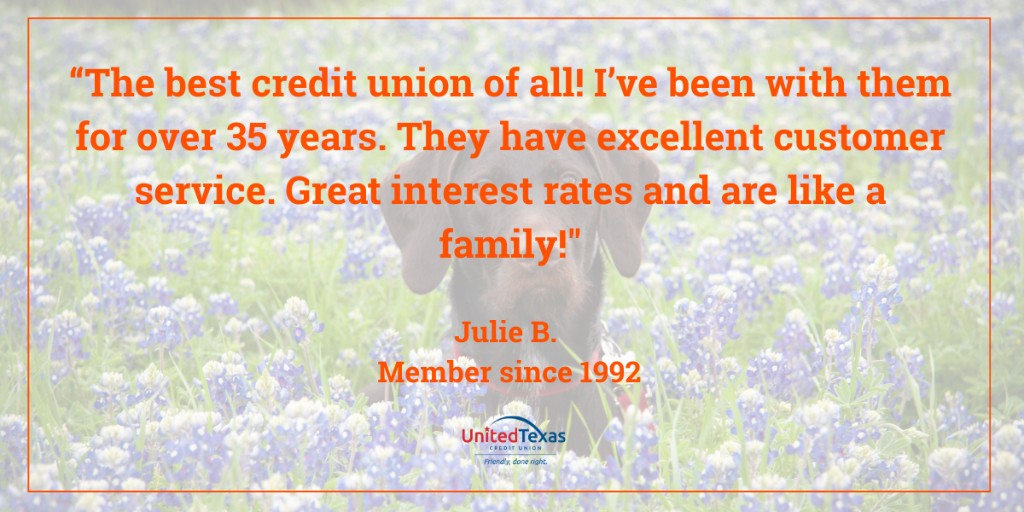 35 years and counting—what an incredible milestone! 💙 Your kind words about our service and rates inspire us to keep delivering the very best. #Gratitude #CreditUnionFamily