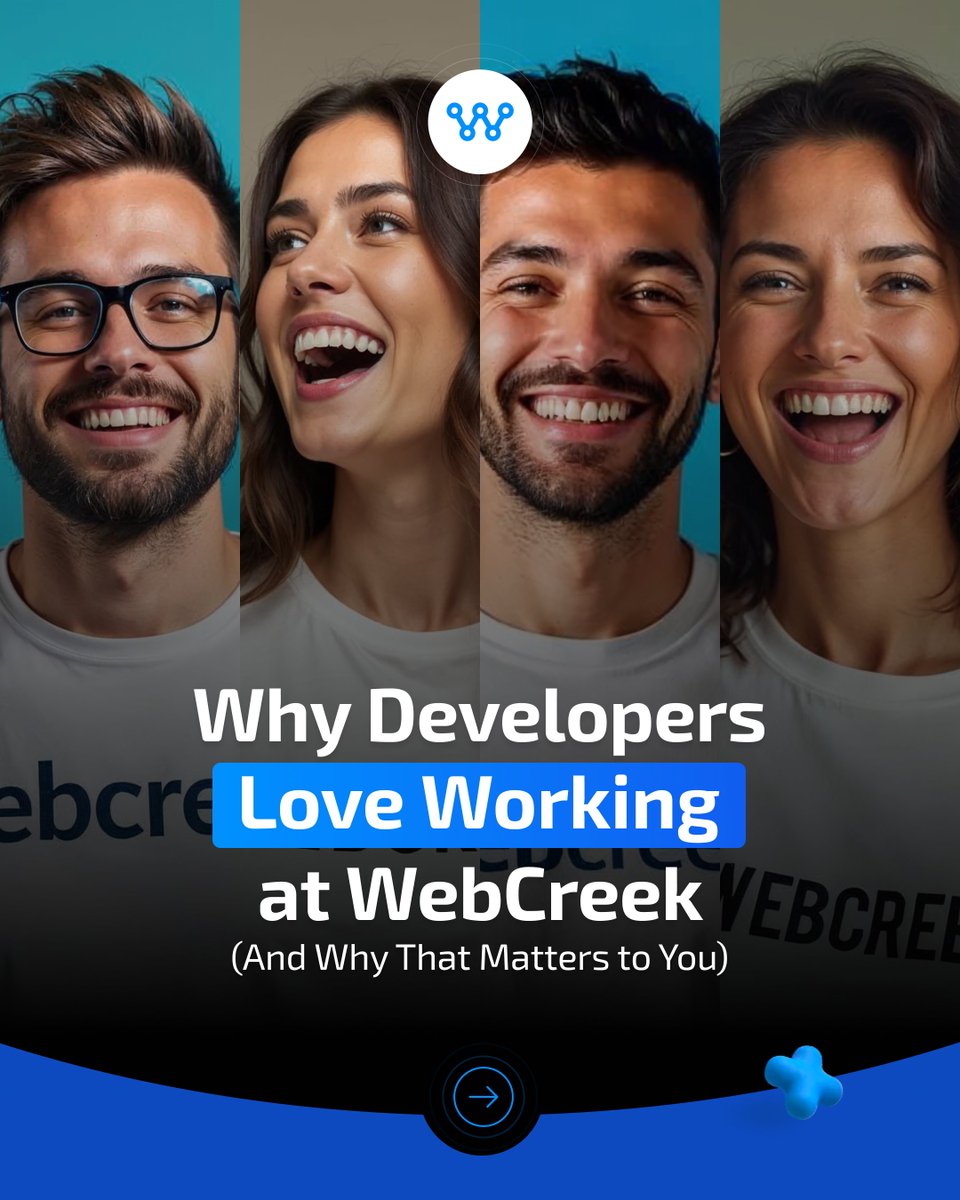 Why do developers love working at WebCreek and why should it matter to you?

 Because when people thrive, so do your projects. At WebCreek, we’ve crafted a culture where innovation, collaboration, and work-life balance drive both our team's growth and your success.

From