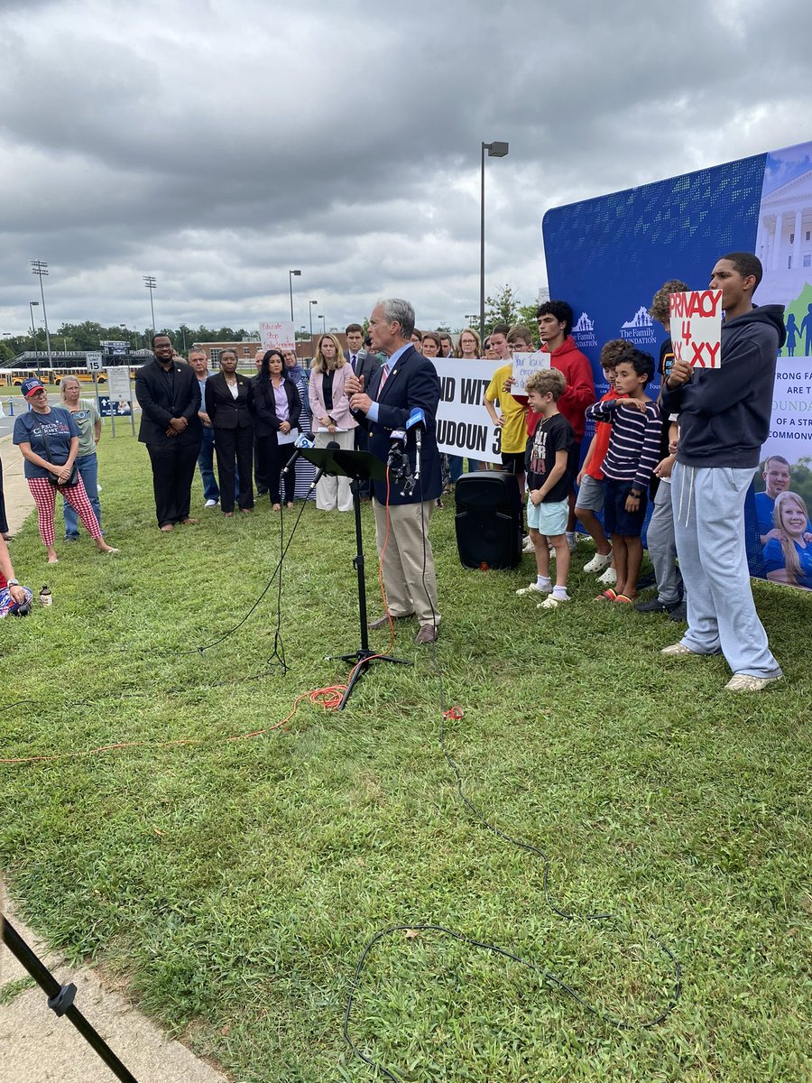 Loudoun County Republican Women's Club🇺🇸 (@loudoungopwomen) on Twitter photo We were proud to stand alongside <a href="/winwithwinsome/">Winsome Earle-Sears</a> , <a href="/DelegateHiggins/">Delegate Geary Higgins</a>, parents and students in support of the two boys who were unjustly targeted and suspended for being uncomfortable with a girl in their locker room (who was filming them)!
Make the insanity end!!! We were proud to stand alongside <a href="/winwithwinsome/">Winsome Earle-Sears</a> , <a href="/DelegateHiggins/">Delegate Geary Higgins</a>, parents and students in support of the two boys who were unjustly targeted and suspended for being uncomfortable with a girl in their locker room (who was filming them)!
Make the insanity end!!!