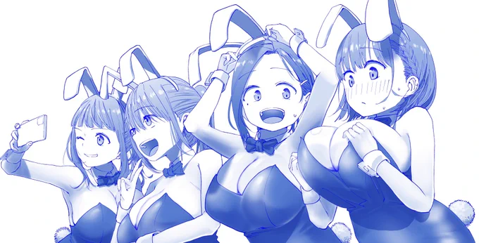バニーの日じゃーい(これはヘッダー用に描いたやつ)