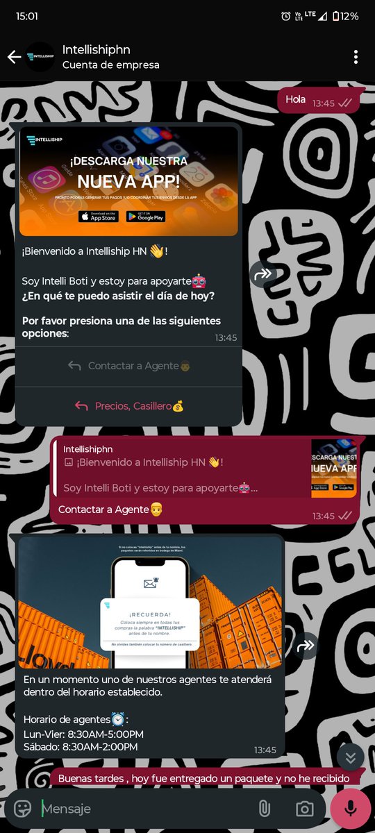 drsaddog's tweet photo. @IntellishipE un asco de servicio, nunca contestaron, jamás con ustedes https://t.co/9a58iwkaWx