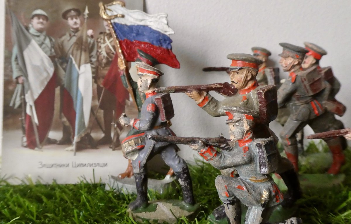 PabloGr13346576's tweet photo. WW1 Imperial Russian Army soldiers from Manz
A beautiful set of composition figures by Manz, produced in Germany from 1914 to 1918. https://t.co/kvRWN5QSyv
 #ww1 #Manz #eusoldatini #Russianarmy https://t.co/wbCEj6A6ne