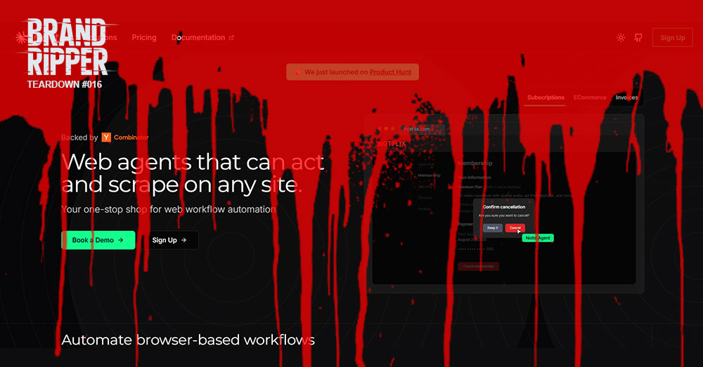 AI Web Domination or Just Dev Candy?

Notte notte.cc promises full-stack AI agents that run the web.Verdict? Engine without insight. 6/10.

🔗 brandripper.com/teardown-016-n…

#BrandRipper #Teardown #AIAgents  #BrandMarketing