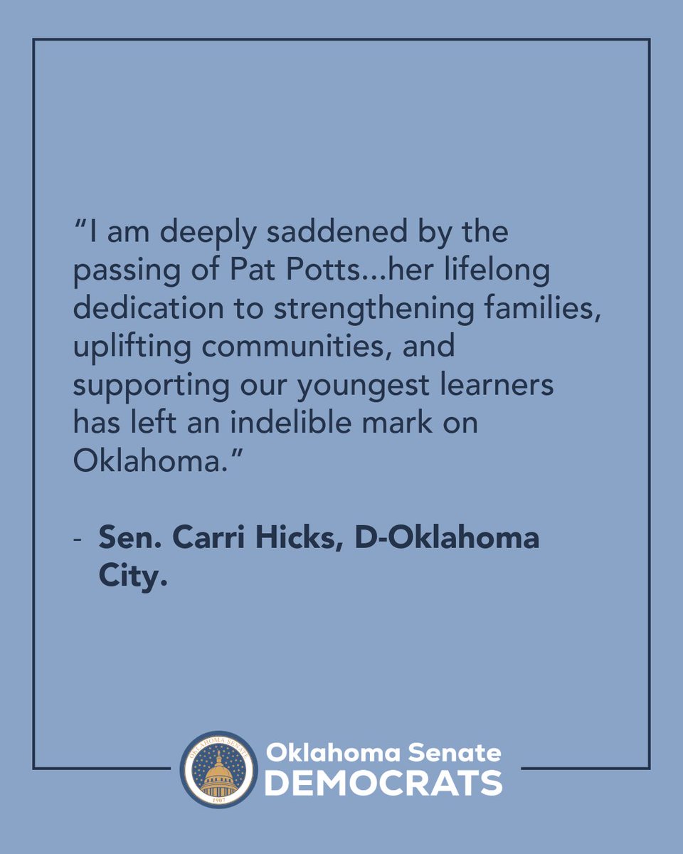 Oklahoma Senate Democrats tweet media