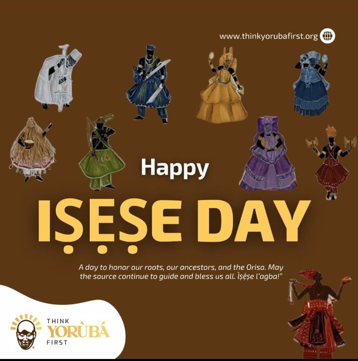 diponet1's tweet photo. HAPPY ISESE DAY !
#IseseDay2025
#IseseDay
#Isese
#Yoruba
#ThinkYorubaFirst
Cc : @blockofbuilder @Abim65918Akande
@All Yorubas celebrating ISESE DAY!
Credit : @ThinkYoruba_1st TYF https://t.co/bAM0xDdc7n