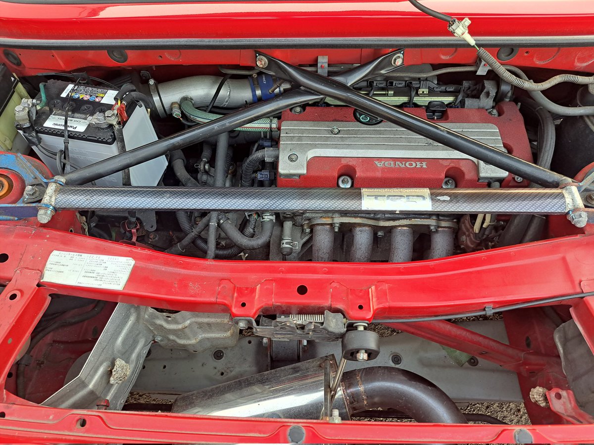MBRS142's tweet photo. 大阪のお客様より
強烈なMR-S買取させて頂きました！
2004年　後期
インテグラタイプR　K20A　
VTECエンジン換装！公認
ハルテックECU メカチューン
ダイナ実測270馬力！
エアコンも普通車用換装でしっかり効いて、きっちり組まれた1台です
こちらは全塗装して販売予定です！本気のMRS欲しい方はご連絡ください！

引き続きMR-S探していますのでお声かけてください！他にもスポーツカー、MT車、日産、シルビア、事故車、廃車など何でもご相談ください！全国買取、DMまで！
＃車買います
＃車買取