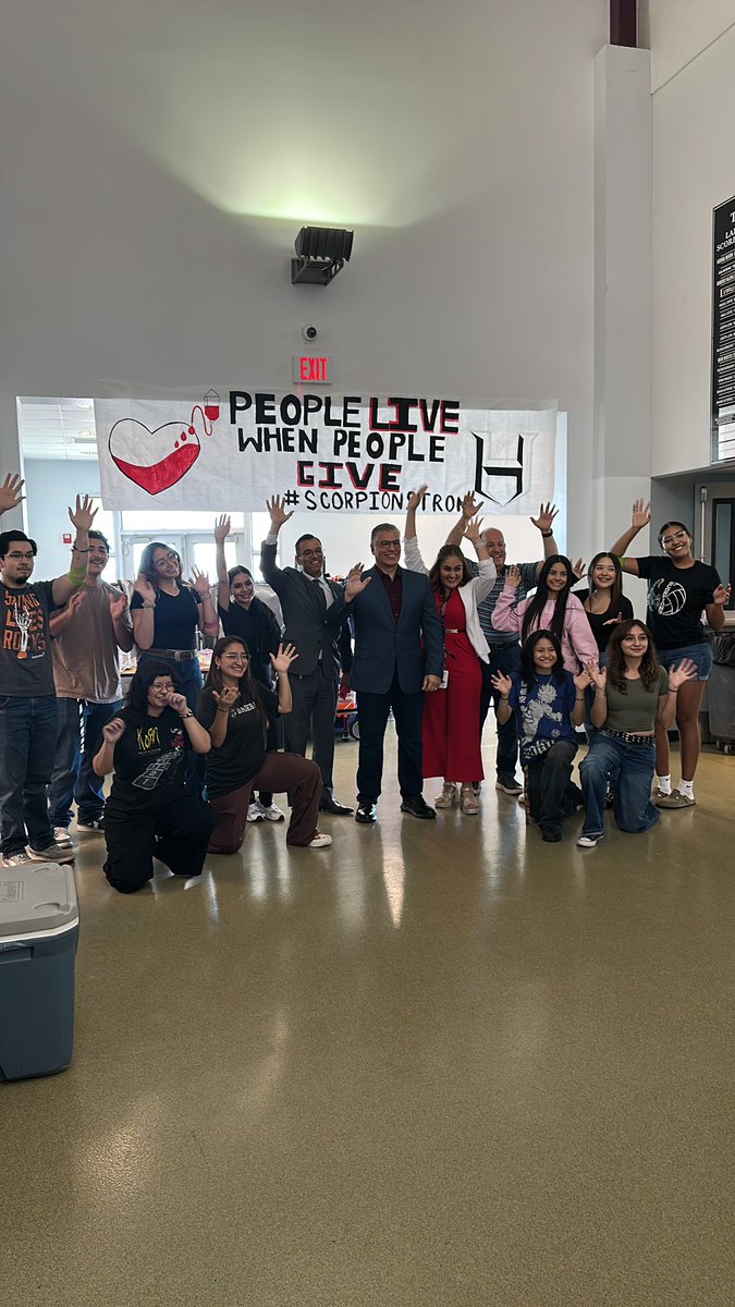ClintISD's tweet image. The Horizon High School blood drive was a huge success! Thank you to everyone who donated and helped save lives today. You are all amazing! #BloodDrive #United4Excellence
