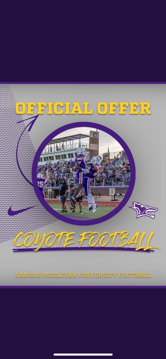 ZaneFarney's tweet image. Blessed to receive my 7th offer from Kansas Wesleyan!
@Coach_Girk