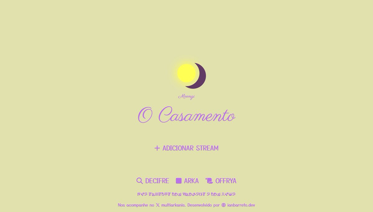 Estão prontos pro #CasamentoMoongi? 

Não perca nada acompanhando as streams simultaneamente no multiarkanis.com

#Arkanis
Apoie Arkanis em orelo.cc/arkanis 💜