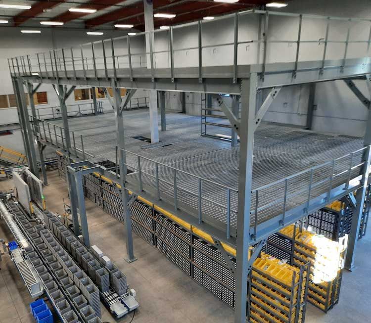 When one floor isn’t enough, we build two. Our two-story mezzanine adds office and storage space without expanding your footprint. 
panelbuilt.com/products/struc…