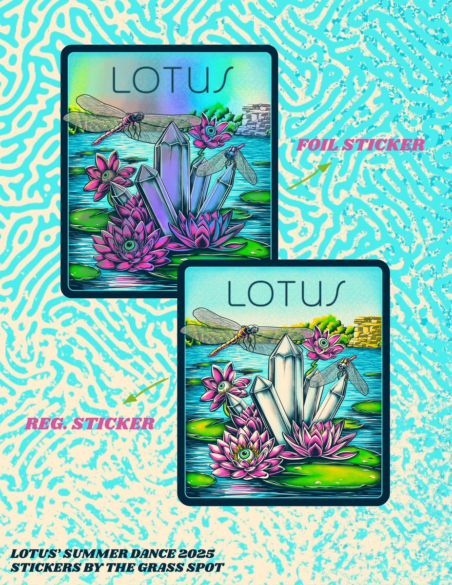 💎 We’ve got a sweet lineup of Summerdance merch based off the official poster by The Grass Spot. Shirts, hoodies, fanny packs, and more - all available on site at NLQP. You can pre-order your poster online in advance through this Sunday: lotusvibes.myshopify.com
