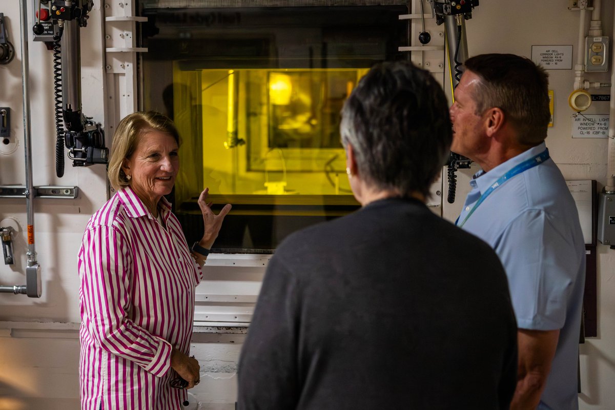 EPW Republicans (@epwgop) on Twitter photo Earlier this week, Chairman <a href="/SenCapito/">Shelley Moore Capito</a> visited the <a href="/INL/">Idaho National Lab</a> to tour the facility and meet with the laboratory’s leadership to discuss their efforts to facilitate the future of U.S. nuclear power.
American energy dominance relies on the development of nuclear energy, and Chairman Earlier this week, Chairman <a href="/SenCapito/">Shelley Moore Capito</a> visited the <a href="/INL/">Idaho National Lab</a> to tour the facility and meet with the laboratory’s leadership to discuss their efforts to facilitate the future of U.S. nuclear power.
American energy dominance relies on the development of nuclear energy, and Chairman
