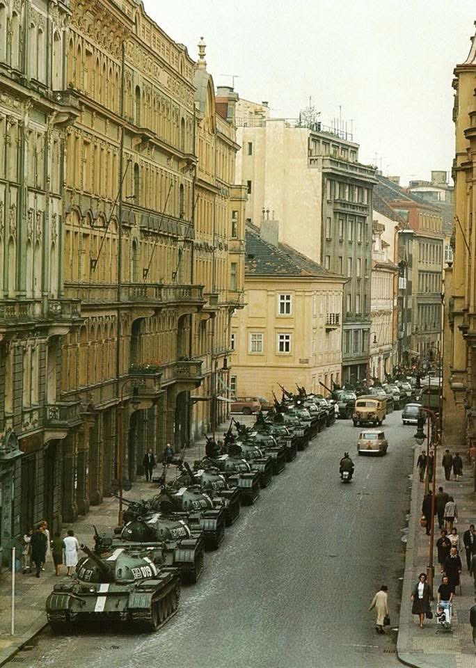 Prague, 21 August 1968.
Never again!