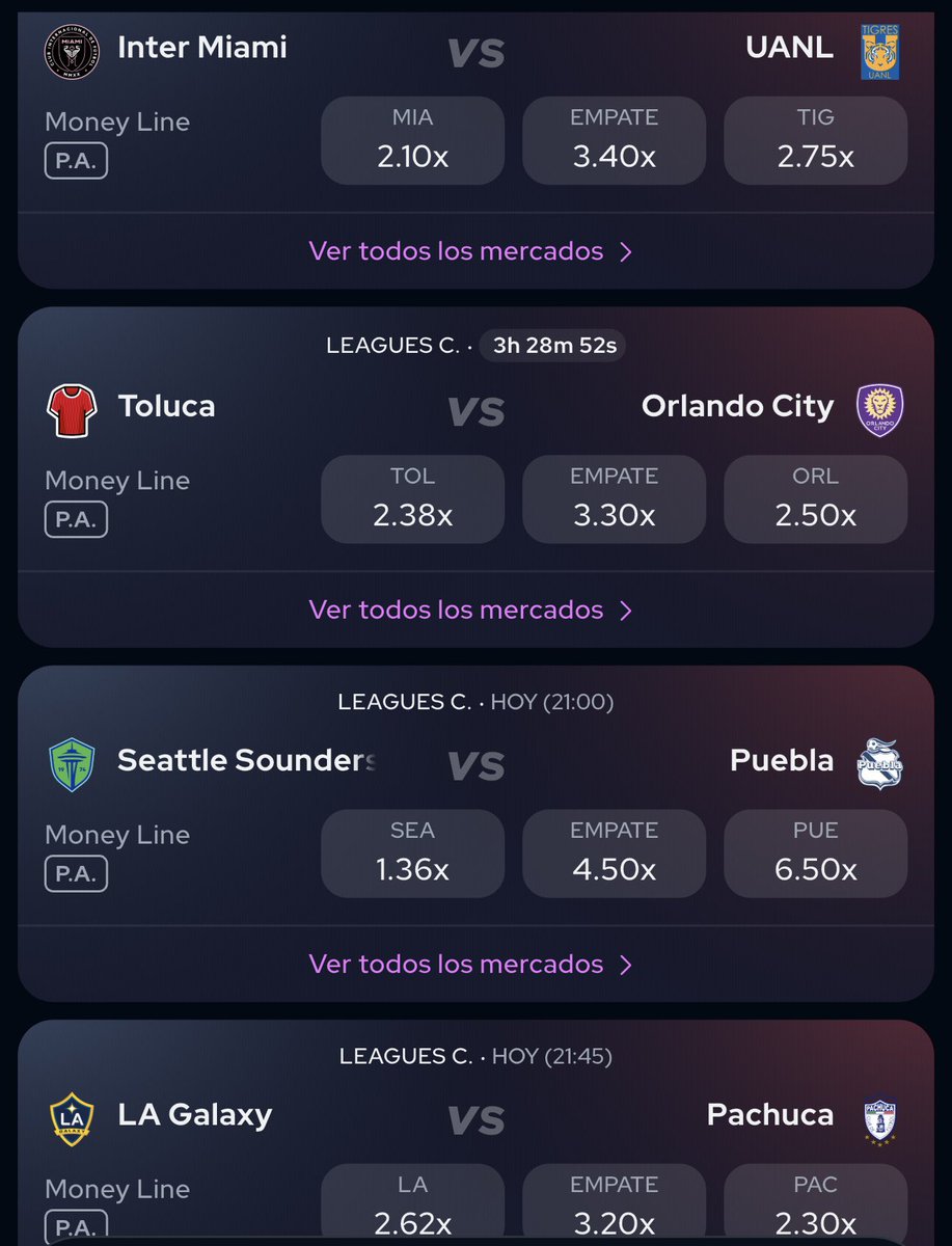 El Pick de Bernardo (@bernardopicks) on Twitter photo DINÁMICA de #LeaguesCup
3 ganadores de $250 💰
Para participar tienes que hacer lo siguiente:
-Dar Like ♥️ y RT 🔁
-Acertar resultado de los 4 partidos (ganador o empate)
-Seguirme en X (Twitter)
-Usar el #BernardoPicks
Éxito a todos 🍀
Código <a href="/Draftea_Mexico/">Draftea México</a> : UNTURBO DINÁMICA de #LeaguesCup
3 ganadores de $250 💰
Para participar tienes que hacer lo siguiente:
-Dar Like ♥️ y RT 🔁
-Acertar resultado de los 4 partidos (ganador o empate)
-Seguirme en X (Twitter)
-Usar el #BernardoPicks
Éxito a todos 🍀
Código <a href="/Draftea_Mexico/">Draftea México</a> : UNTURBO