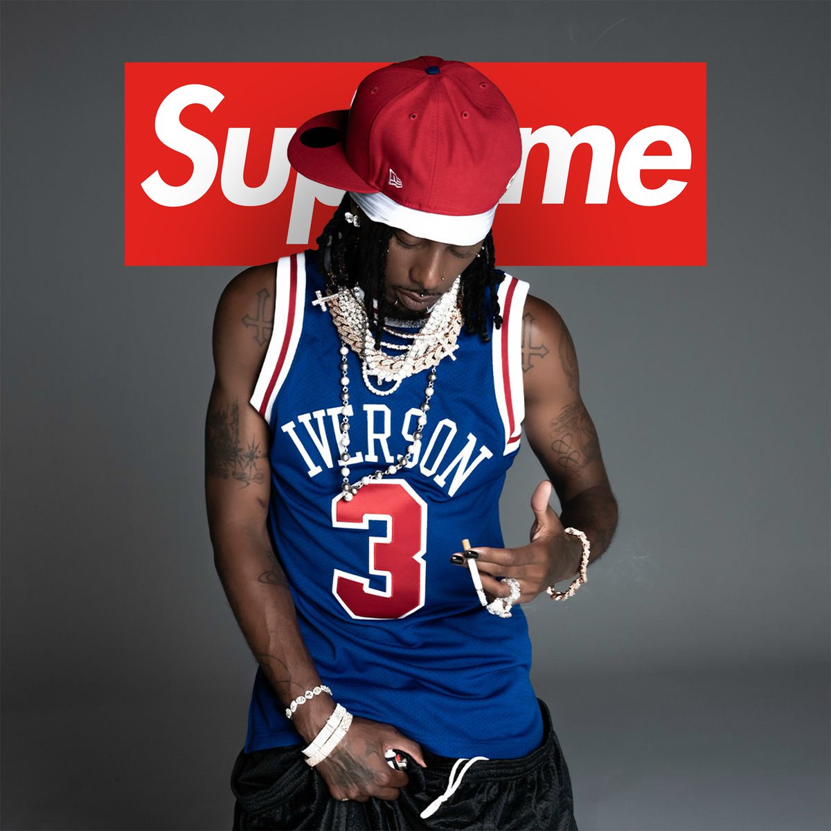 Playboi Carti x Supreme 🤔 Playboi Carti is rumored to be getting