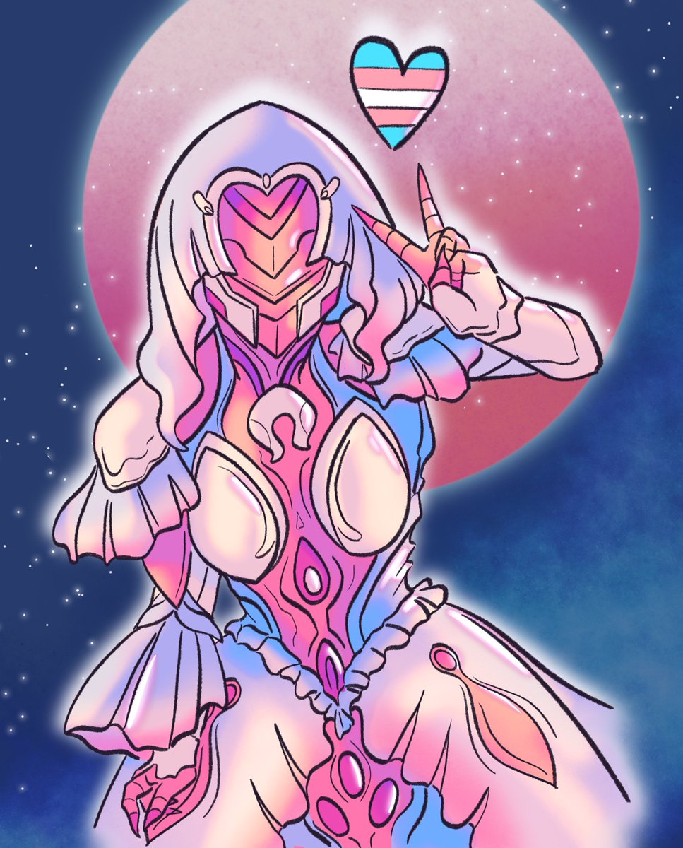 Trans Rights Yareli! #warframefanart