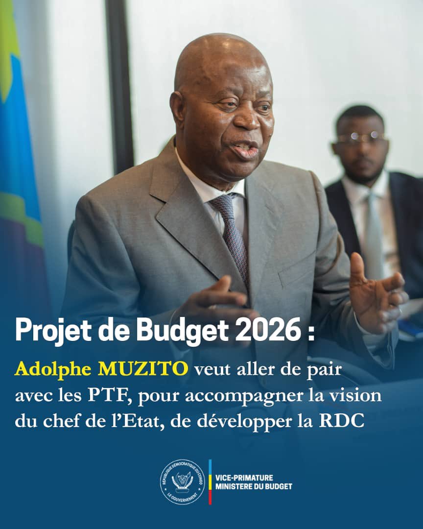 #RDC face aux partenaires techniques financiers ce mercredi <a href="/MuzitoAdolphe/">Muzito Adolphe</a> rassure de la rigueur et transparence budgétaire en retour les PTF promettent l’accompagnement <a href="/BrandonMilalu/">Brandon MILALU</a> <a href="/KasongoIlunga01/">kasongo Ilunga (Néo PanAfricaniste)</a>