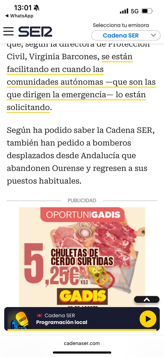 Esta gente, es una MISERABLE! En esta noticia cuentan como ayer desde la Xunta enviaron a los bomberos para su casa. No tenéis vergüenza ni escrúpulos!! Preocupaos de salvar a la gente y no de echar las culpas a los otros. REACCIONAD YA!!!!!