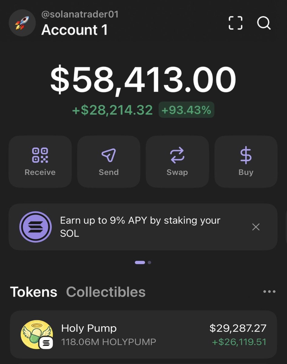 Solanatrader01's tweet photo. #HOLYPUMP is delivering huge gains in my Alpha Telegram group 🚀🔥
The community is celebrating big wins as always 🎉
CA: 2AKUd6VZATQupboaTN6ntUzTekd7CWHTUNhcu2xPpump https://t.co/QThppcEgUk