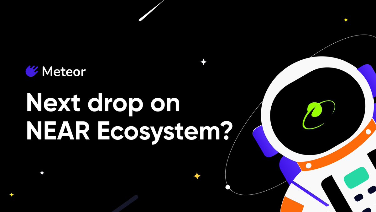 MeteorWallet's tweet image. We're delivering what the community🌓 requested: access to all ecosystem airdrops in one place.🪂
