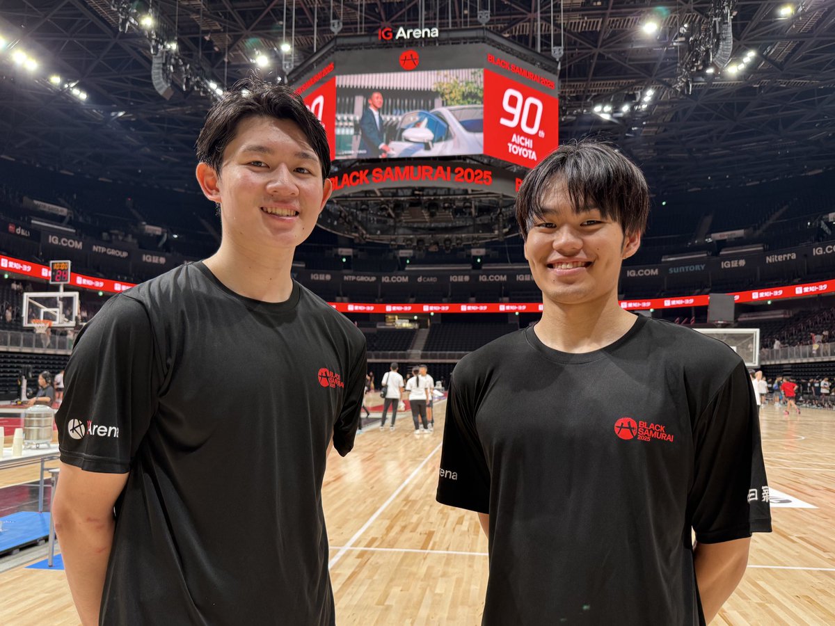 ー BLACK SAMURAI 2025 ー 】 キャンプ中はコート4面に、総勢約150名の