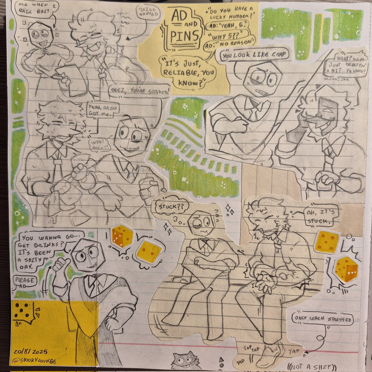 Spookylounge's tweet image. My addisona PLUUUS @_shishiren &apos;s Pipins I personally nickname Pins :]
GO LOOK AT THEIR AWSOME ART 
Deltarune oc
#DELTARUNE #deltaruneoc #addisona