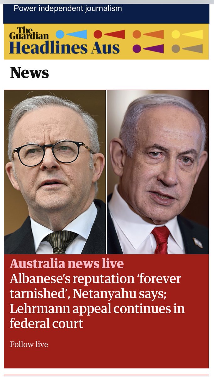 It’s ok for the MSM to report what a genocidal maniac wanted by the ICC says. 
It was not ok for me to report what Nasrallah said. 
No. I have to face years of litigation at the pleasure of an ideology driving a genocide. Because I criticise Israel, I must be antisemitic.
