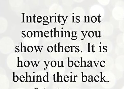 Goodnight X!  This has been weighing on me a lot lately.  Living in a small town with a lot of the good ole boys mentality in local politics and school board stuff… it’s important to pay attention to how people behave behind your back or how they talk about you.  Do they say one