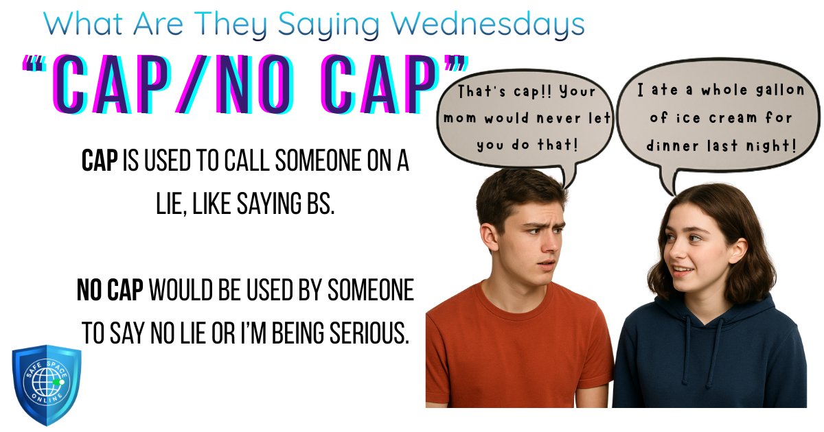 SafeSpaceNews's tweet photo. We hope all the parents and kids going back to school are have a good start of the year so far! No Cap 😉
#cap #nocap  #whataretheysaying #parenting #staysafe 
Don't forget to follow us on all our socials and subscribe to our newsletter to keep up to date!
https://t.co/0RfR4GMlEw https://t.co/ituwMTFx5a