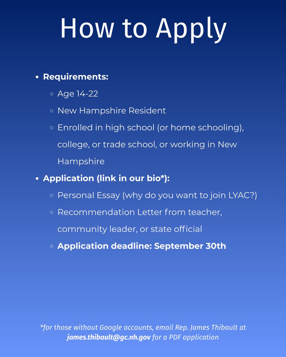 NH Legislative Youth Advisory Council tweet media