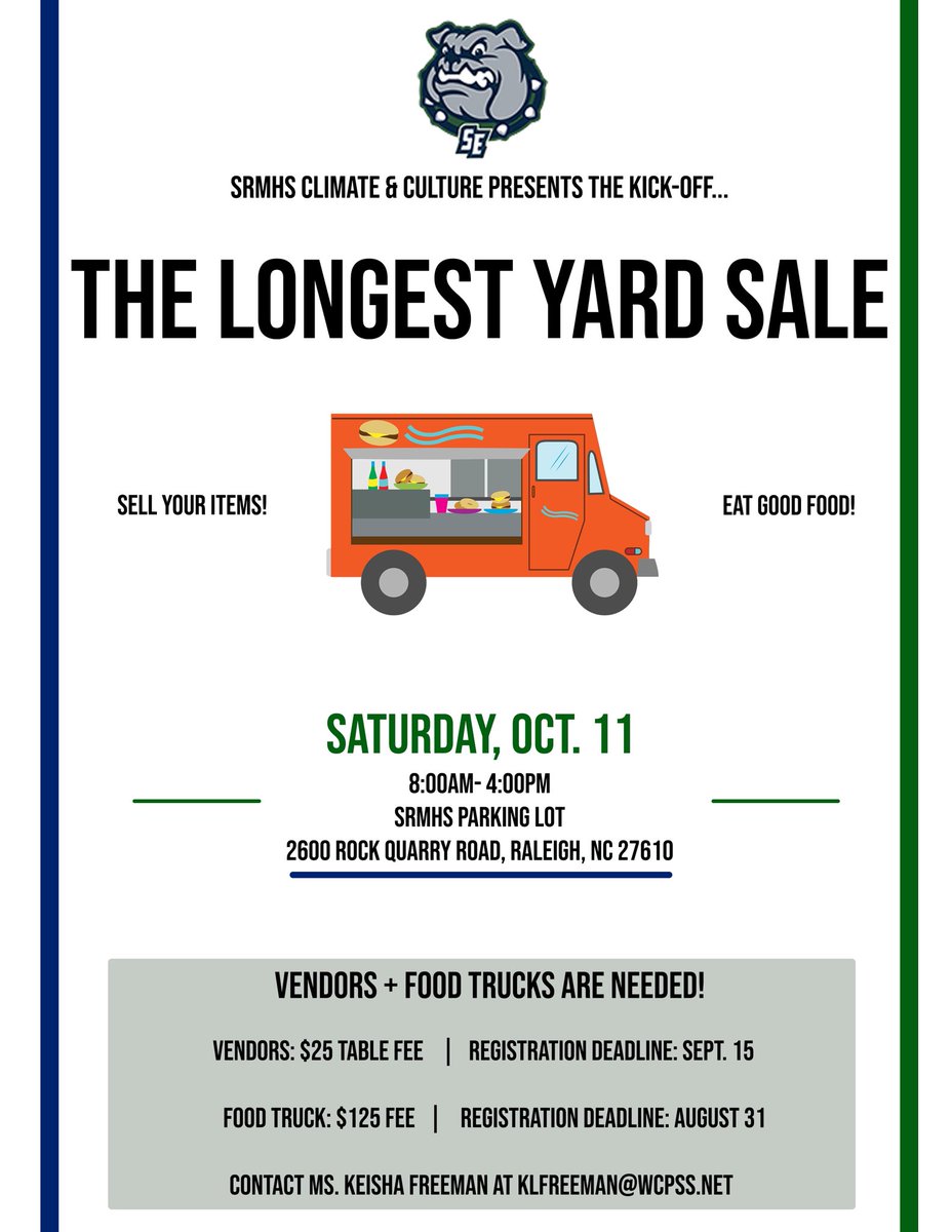 srmhsalumni's tweet photo. Come out and support, participate, eat, and enjoy good times! https://t.co/NOYORgTUhq
