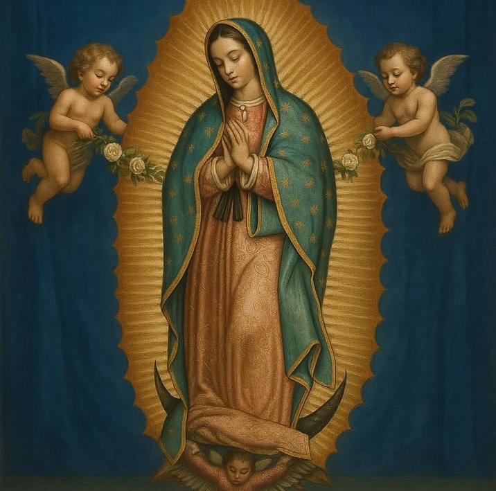 DANTE_eloficial's tweet photo. ✝️ Dios te salve, María, 
llena eres de gracia;
el Señor es contigo.
Bendita Tú eres 
entre todas las mujeres,
y bendito es el fruto de tu vientre, Jesús. 

Santa María, Madre de Dios,
ruega por nosotros, pecadores,
ahora y en la hora de nuestra muerte. Amén 🙏 https://t.co/sV7aCBz8e5