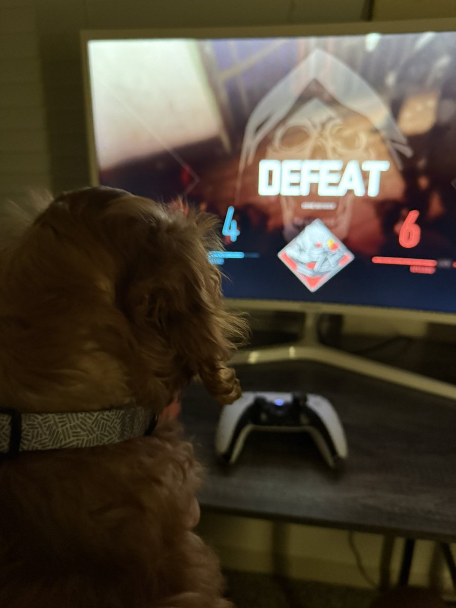 She is experiencing defeat