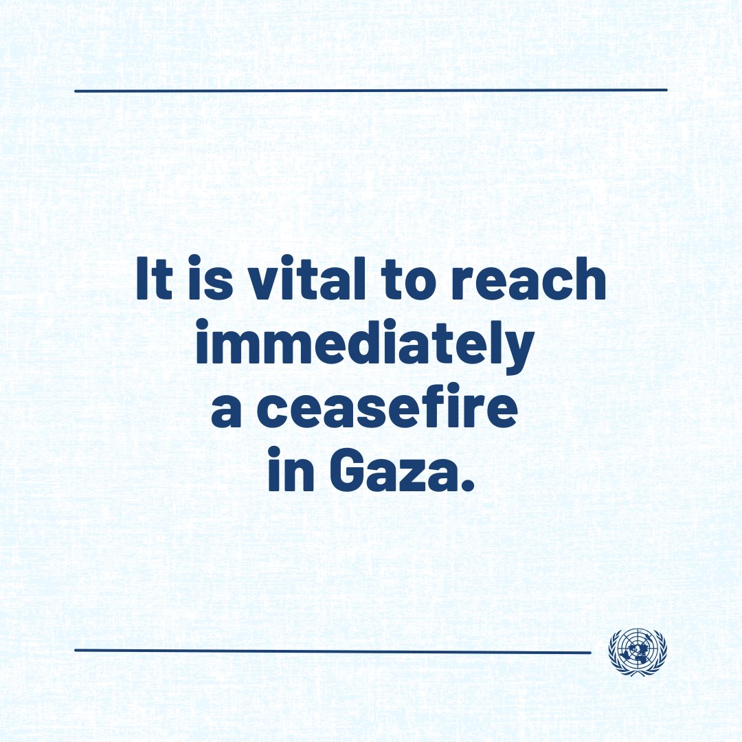 It is vital to reach immediately a ceasefire in Gaza and the unconditional release of all hostages, and to avoid the massive death and destruction that a military operation against Gaza would inevitably cause.

Simultaneously, the decision by the Israeli authorities to expand