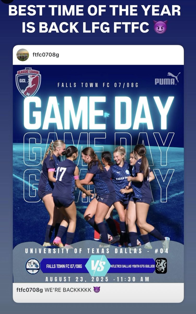 Lindsey Geasland (@lins22hog) on Twitter photo It all starts Saturday….last 1st game with her Fallstown FC team!  Let’s bring it, Ladies! #7ismyfav It all starts Saturday….last 1st game with her Fallstown FC team!  Let’s bring it, Ladies! #7ismyfav