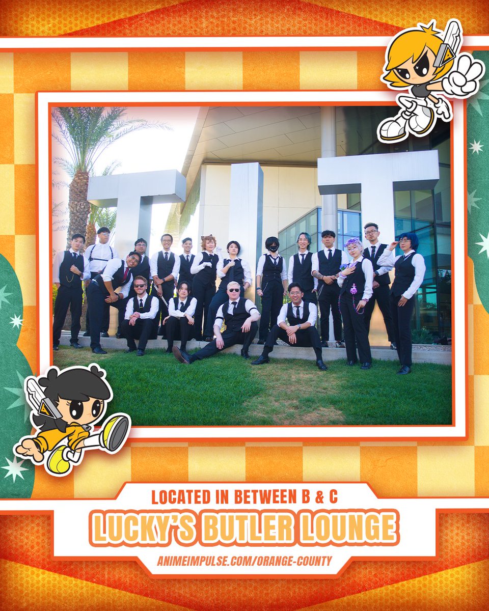 DEBUT ANNOUNCEMENT:
We'll be having our debut show at Anime Impulse OC~

Come by and meet our talented butlers!
Online preorders will run until 8/27 and then we'll have limited on-site tickets available.
animeimpulse.com/butler