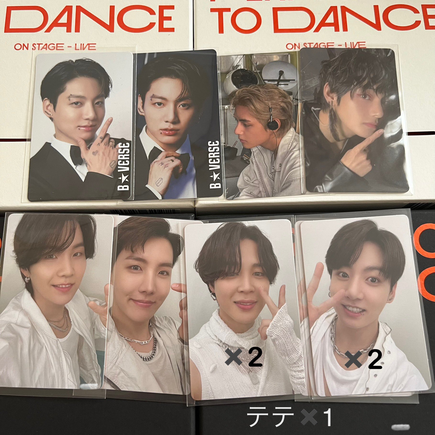 BTS B★VERSE トレカ　福岡　新柄　　ジン ✨入場時プレゼントのトレカ全種類初公開📷／ B☆VERSEでは7人×3