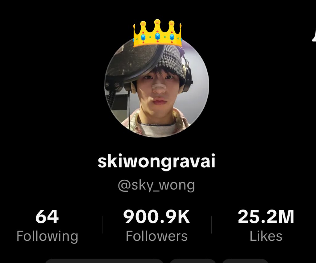 TikTok สกายเลขสวยมากๆ ฟลวเพื่มไวมาก 
รอฉลอง 1M ฟลว นะครับ 🩵

#SkyWongravee